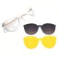 LV.MU.1409-9595 Armacao Para Oculos de Grau Feminino Chilli Beans Night Vision Multi Polarizado Redondo Rose -1-